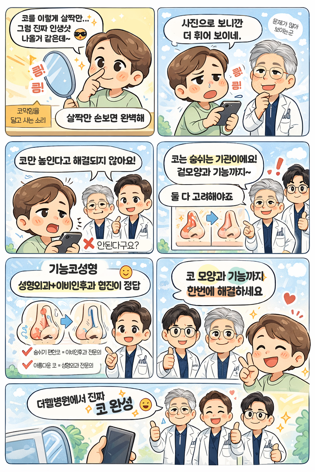 수원비염수술병원, 비염코성형, 코막힘코수술, 영통역비염치료